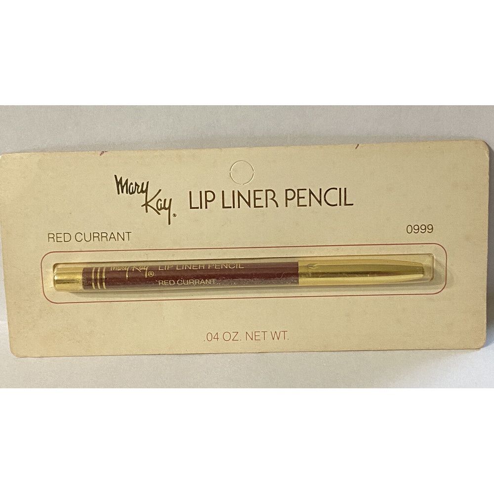 MARY KAY‎ Lip Liner WOOD Pencil "Red Currant" NEW - VINTAGE - RARE!! Sealed
